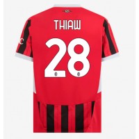 Camisa de Futebol AC Milan Malick Thiaw #28 Equipamento Principal 2024-25 Manga Curta